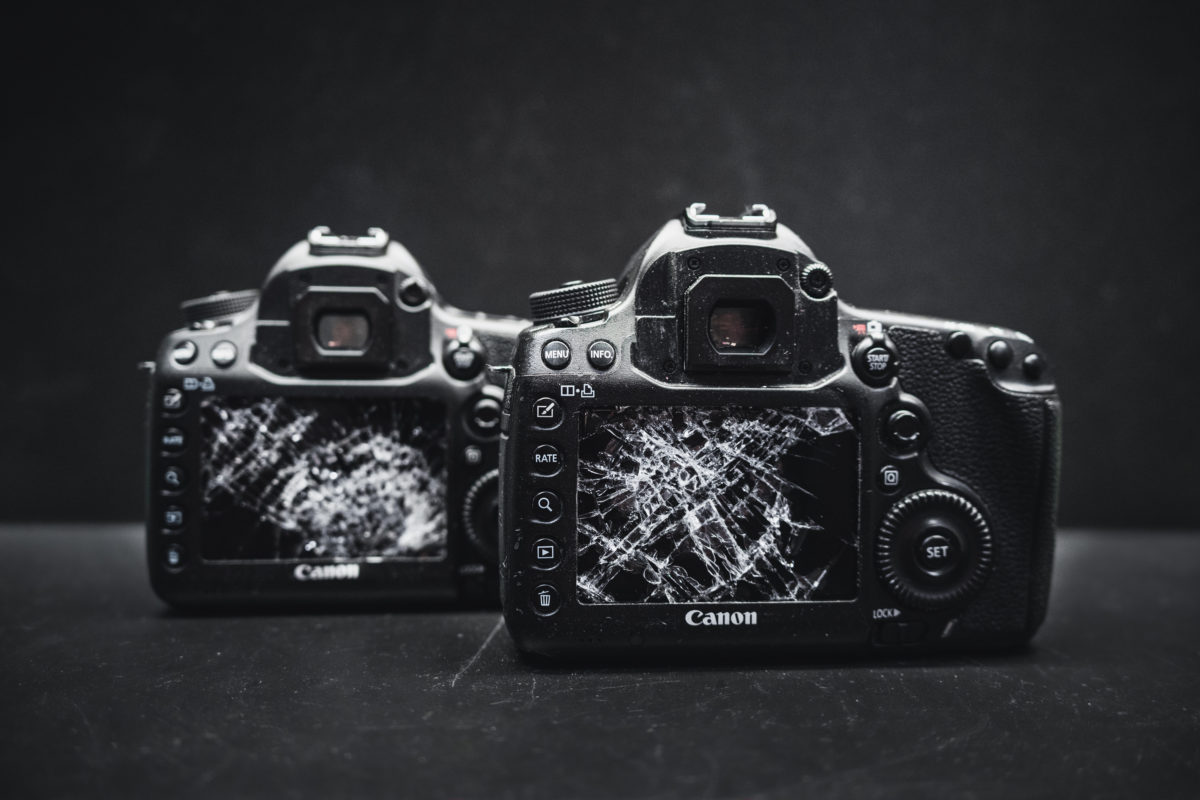 Фотоаппараты Canon с разбитыми экранами — «Норма-Сервис»