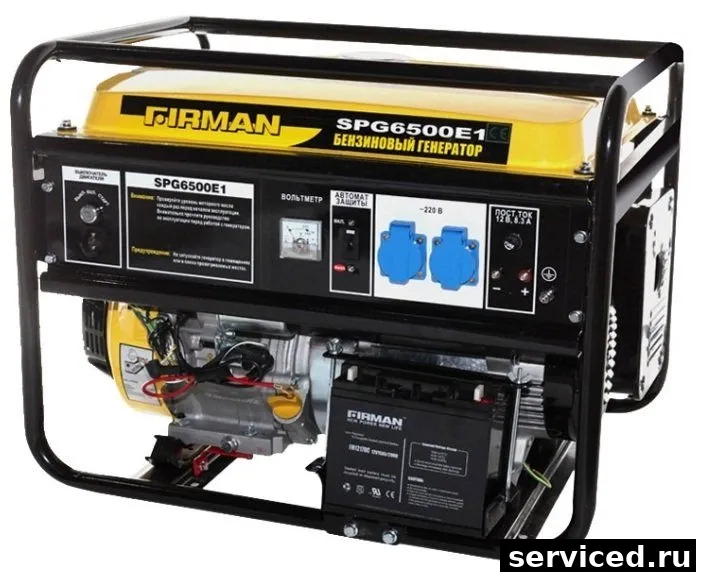 Бензогенератор Firman SPG6500E1