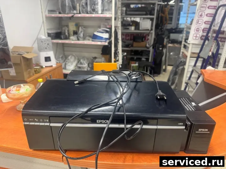 Струйный принтер цветной Epson L805