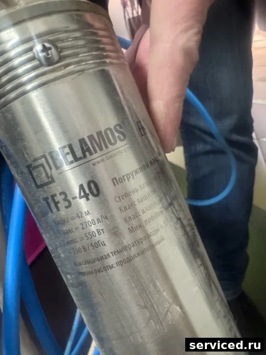Насос глубинный для скважин BELAMOS TF-40